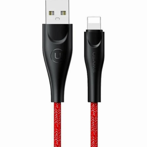 фото Кабель usams-sj397, usb-lightning, 3m red (sj397usb02)