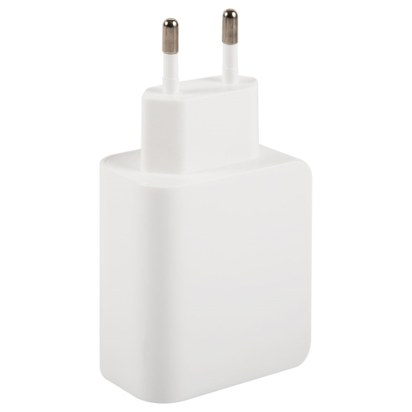 фото Сетевое зарядное устройство tech usb + usb type-c pd-30 qc3.0 + pd30 3a white (ут000026779) red-line