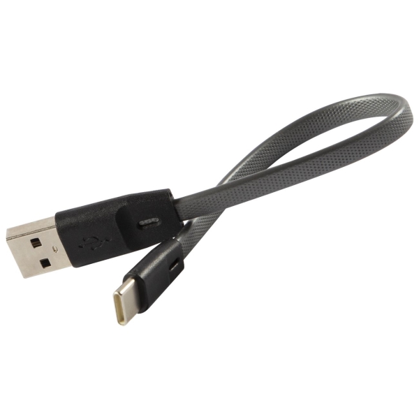 фото Кабель usb/usb type-c 2a, 20 см, серебристый (ут000031032) red-line