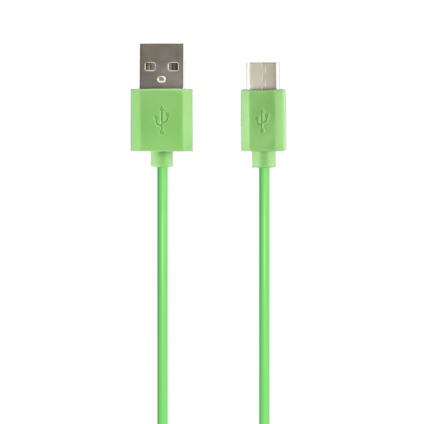 фото Кабель usb type-c green (ут000011571) red-line