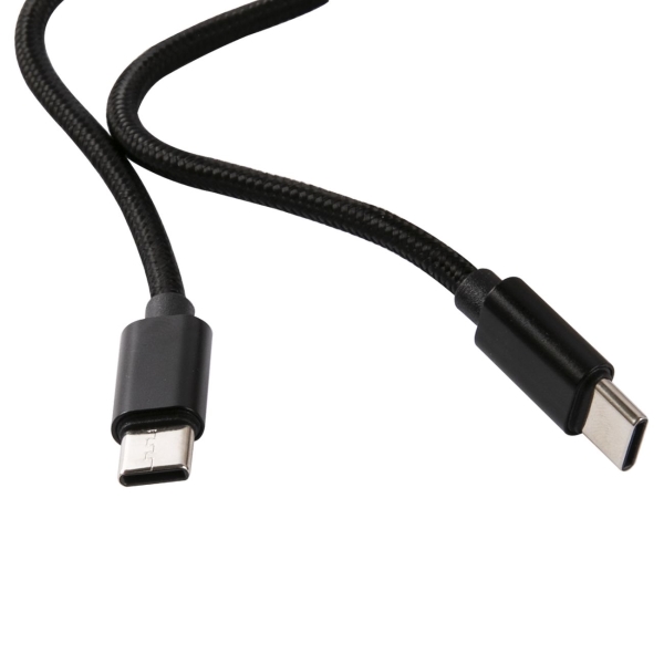 фото Кабель usb type-c 3a pd 18w, 2 м black (ут000025574) red-line