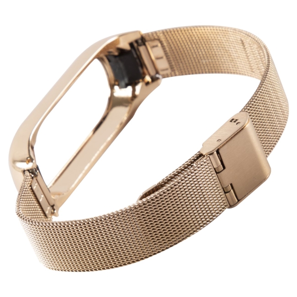 фото Ремешок для mi band 6, розовое золото (ут000025185) red line