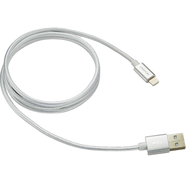 фото Кабель cfi-3 usb/lightning-8-pin, 1 м gold (cne-cfi3go) canyon