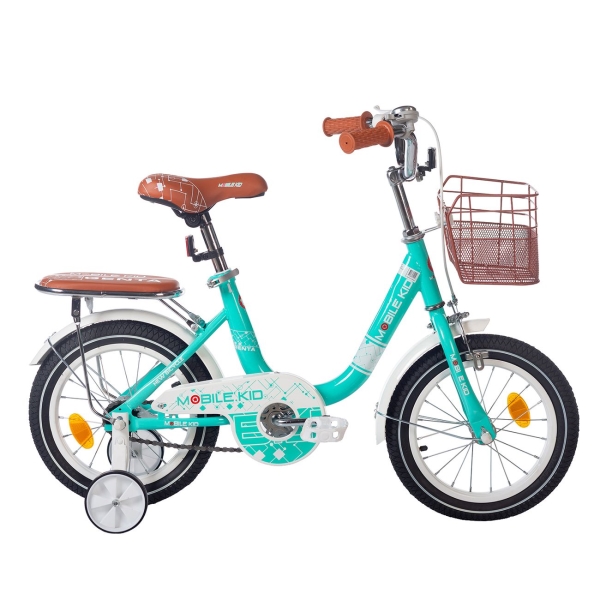 фото Велосипед genta 14" turquoise mobile-kid