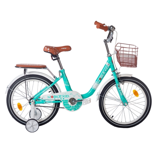 фото Велосипед genta 18" turquoise mobile-kid