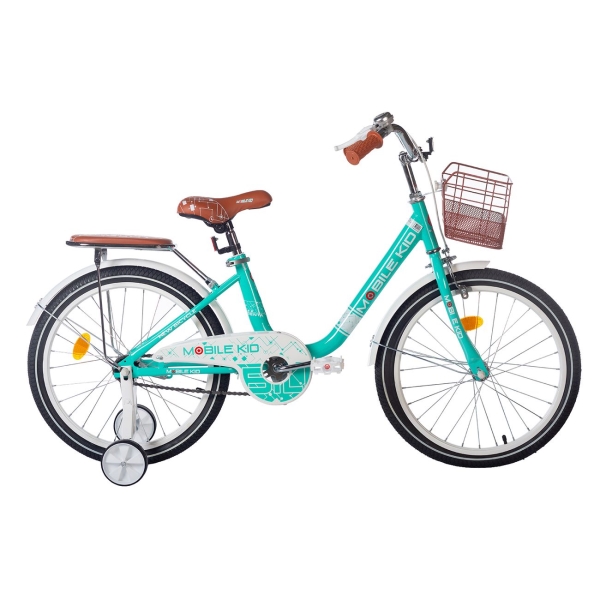 фото Велосипед genta 20" turquoise mobile-kid