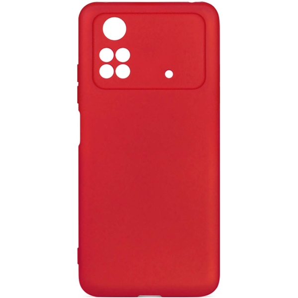 фото Чехол для poco m4 pro (4g) red (pocase-03) df