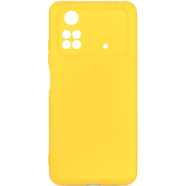 фото Чехол для poco m4 pro (4g) yellow (pocase-03) df