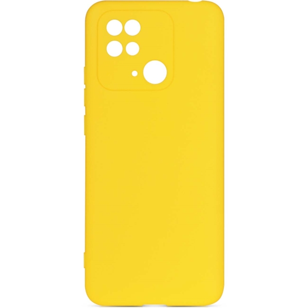 фото Чехол для xiaomi redmi 10c yellow (xicase-64) df