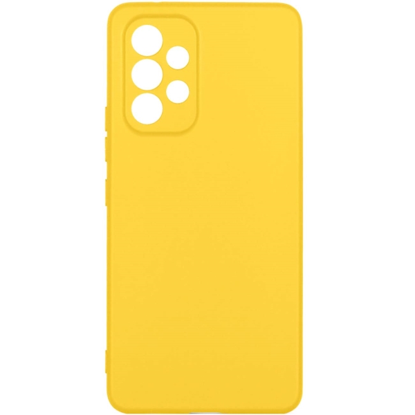 фото Чехол для samsung galaxy a53 5g yellow (scase-138 y) df