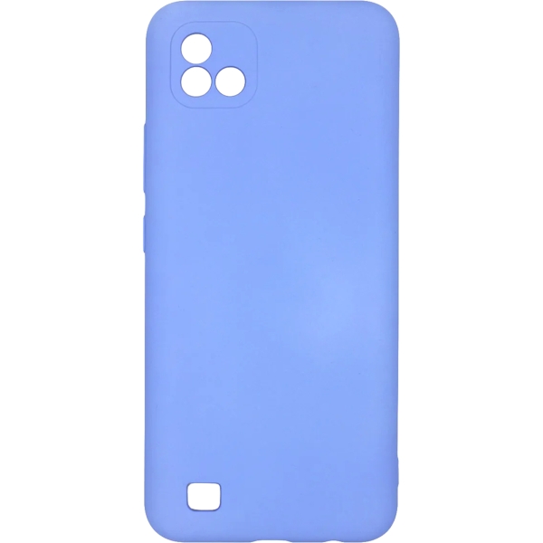 фото Чехол для realme c20/c11 (2021) liquid silicone light blue (pcls-0087-lb) pero