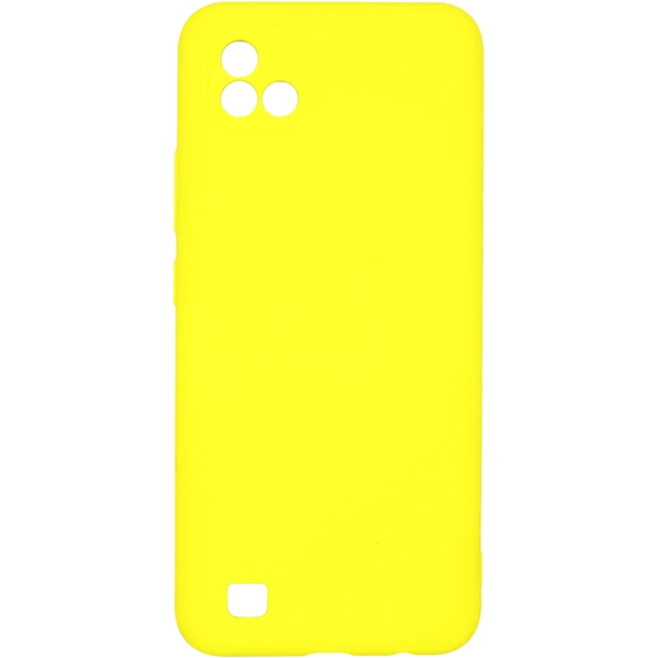 фото Чехол для realme c20/c11 (2021) liquid silicone yellow (pcls-0087-yw) pero