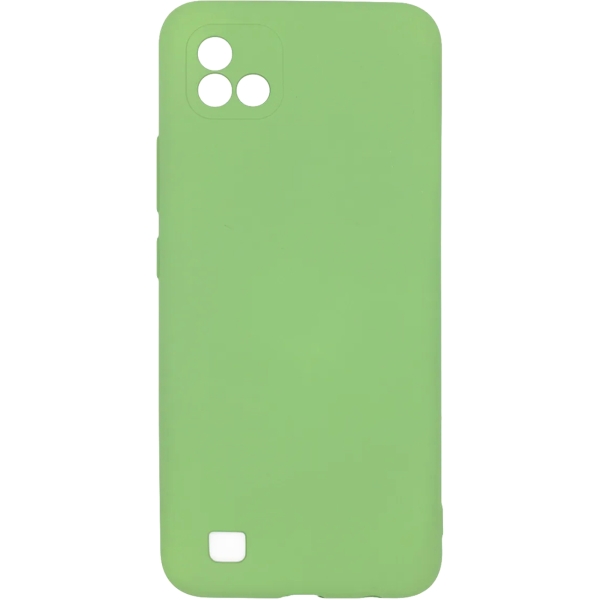 фото Чехол для realme c20/c11 (2021) liquid silicone green (pcls-0087-gn) pero