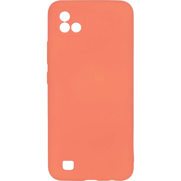 фото Чехол для realme c20/c11 (2021) liquid silicone coral (pcls-0087-or) pero