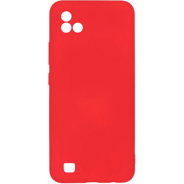 фото Чехол для realme c20/c11 (2021) liquid silicone red (pcls-0087-rd) pero