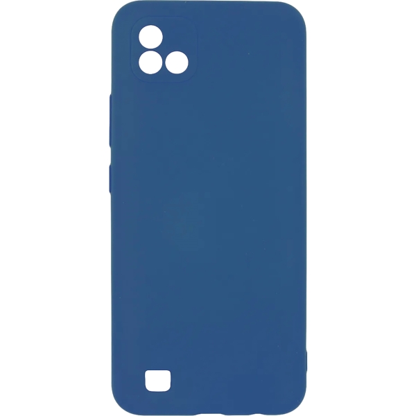 фото Чехол для realme c20/c11 (2021) liquid silicone blue (pcls-0087-bl) pero