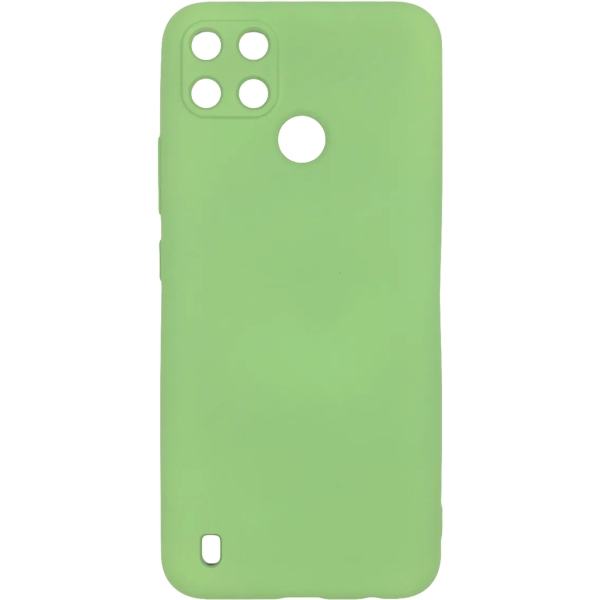 фото Чехол для realme c21y liquid silicone green (pcls-0086-gn) pero