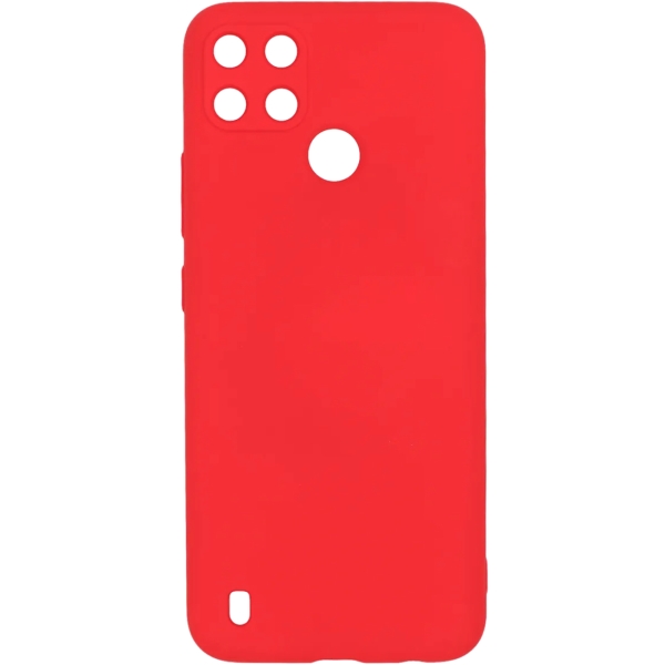 фото Чехол для realme c21y liquid silicone red (pcls-0086-rd) pero