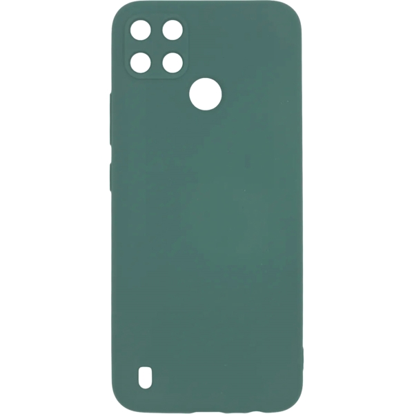 фото Чехол для realme c21y liquid silicone dark green (pcls-0086-ng) pero