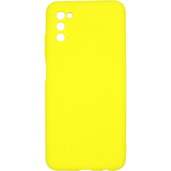 фото Чехол для samsung galaxy a03s liquid silicone yellow (pcls-0072-yw) pero