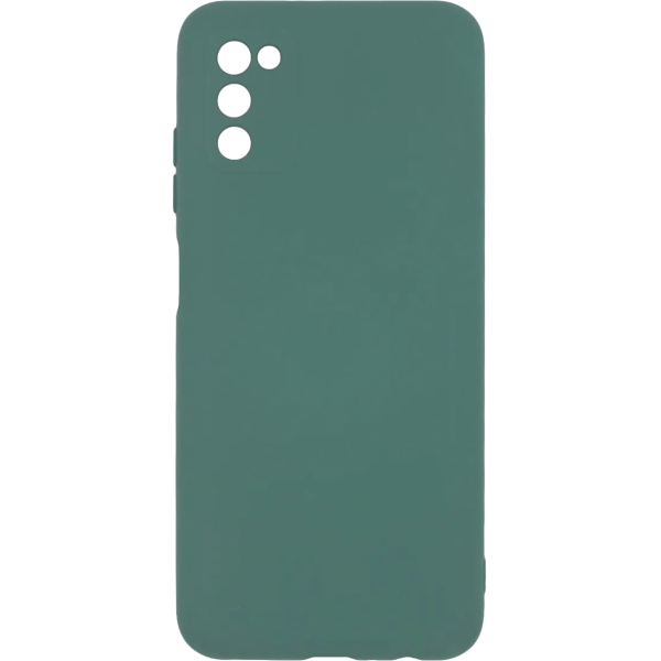 фото Чехол для samsung galaxy a03s liquid silicone dark green (pcls-0072-ng) pero