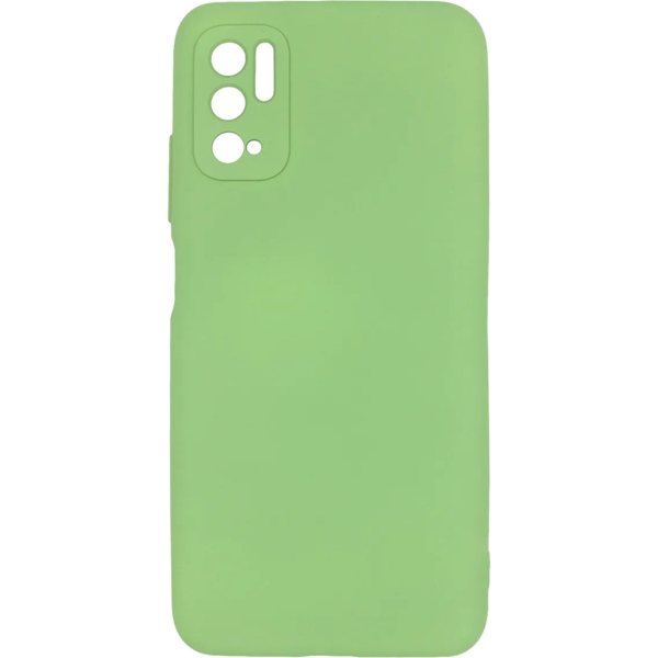 фото Чехол для xiaomi poco m3 pro liquid silicone green (pcls-0083-gn) pero