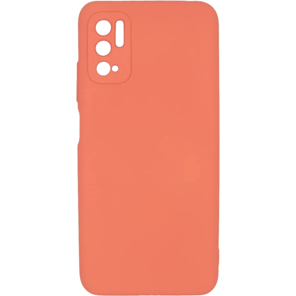 фото Чехол для xiaomi poco m3 pro liquid silicone coral (pcls-0083-or) pero