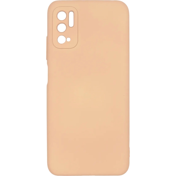 фото Чехол для xiaomi poco m3 pro liquid silicone light pink (pcls-0083-pk) pero