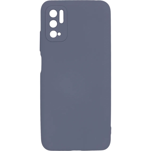 фото Чехол для xiaomi poco m3 pro liquid silicone grey (pcls-0083-gr) pero