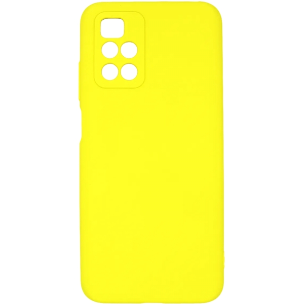 фото Чехол для xiaomi redmi 10 liquid silicone yellow (pcls-0079-yw) pero