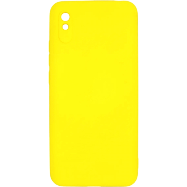 фото Чехол для xiaomi redmi 9a liquid silicone yellow (pcls-0077-yw) pero