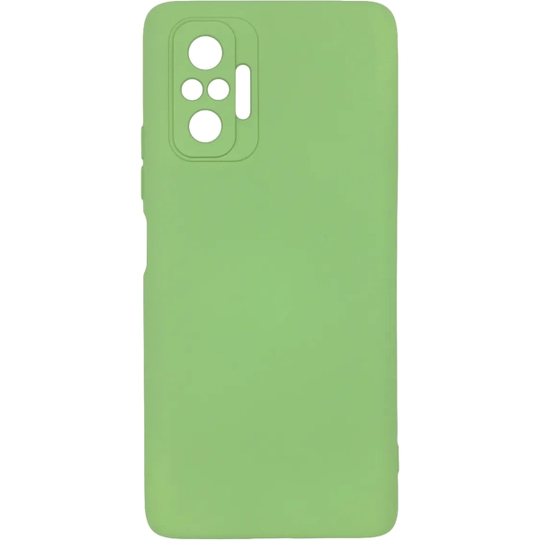 фото Чехол для xiaomi redmi note 10 pro liquid silicone green (pcls-0084-gn) pero