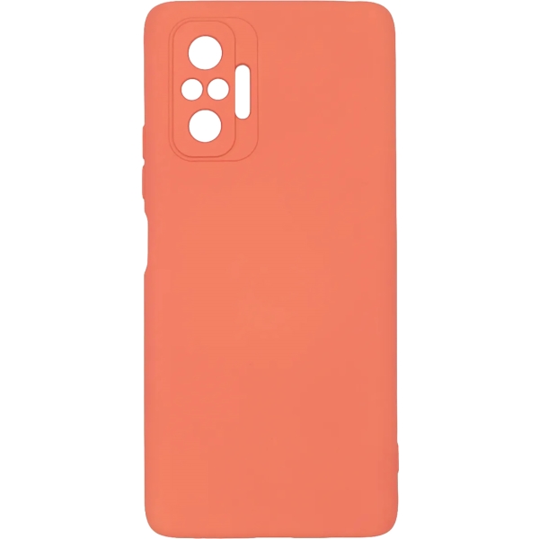 фото Чехол для xiaomi redmi note 10 pro liquid silicone orange (pcls-0084-or) pero