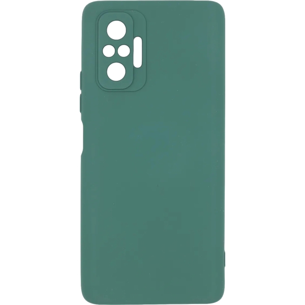 фото Чехол для xiaomi redmi note 10 pro liquid silicone dark green (pcls-0084-ng) pero