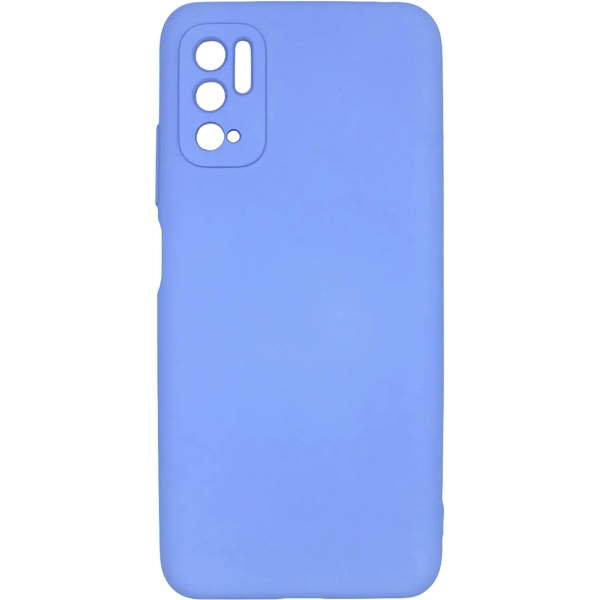 фото Чехол для xiaomi redmi note 10s liquid silicone light blue (pcls-0085-lb) pero