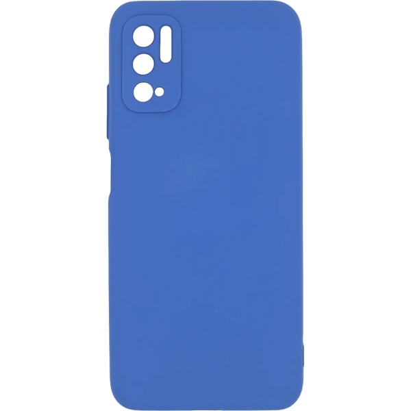 фото Чехол для xiaomi redmi note 10s liquid silicone blue (pcls-0085-bl) pero