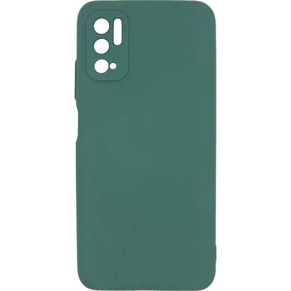 фото Чехол для xiaomi redmi note 10s liquid silicone dark green (pcls-0085-ng) pero