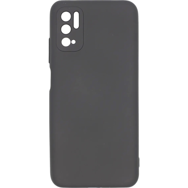 фото Чехол для xiaomi redmi note 10s liquid silicone black (pcls-0085-bk) pero