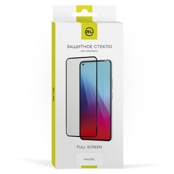 фото Защитное стекло для vivo s10 full glue black (ут000026987) red line