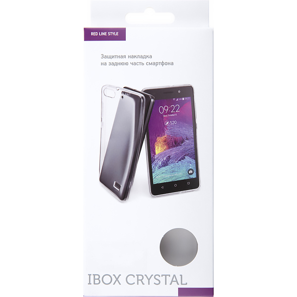 фото Чехол ibox crystal для tecno camon 18/camon 18p, прозрачный (ут000029514) red-line