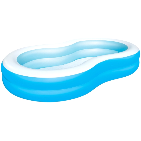 фото Надувной бассейн "большая лагуна" 54117, от 3 лет, 262х157х46 см (1228937) bestway