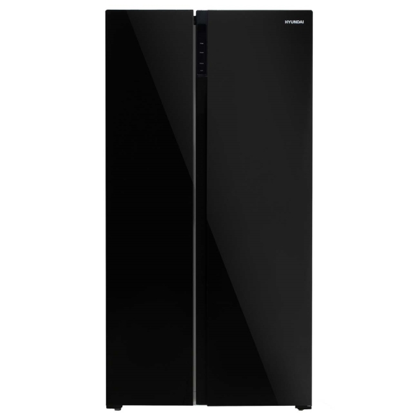 фото Холодильник cs5003f, черное стекло hyundai