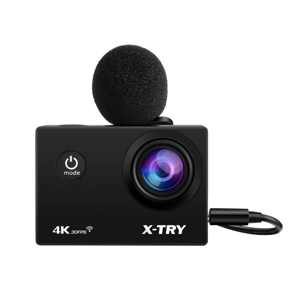 фото Экшн-камера xtc183 emr 4k wi-fi + сзу x-try