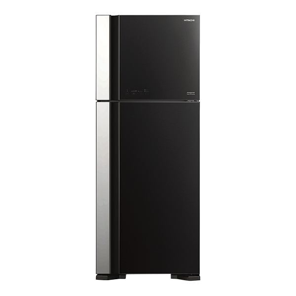 фото Холодильник r-vg 542 pu7 gbk, черное стекло hitachi