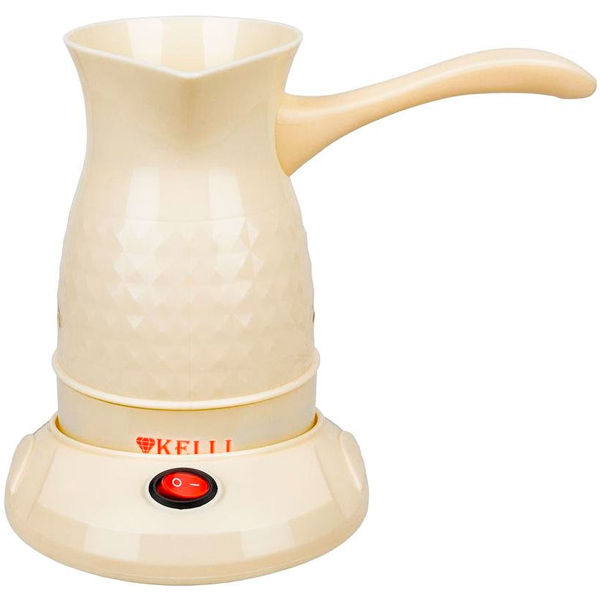 фото Кофеварка для кофе по-турецки kl-1394, кремовая kelli