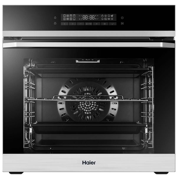 фото Электрический духовой шкаф hoq-p16an5sx black/inox haier