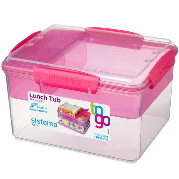 фото Контейнер to-go lunch tub, 2,3 л red (21665) sistema