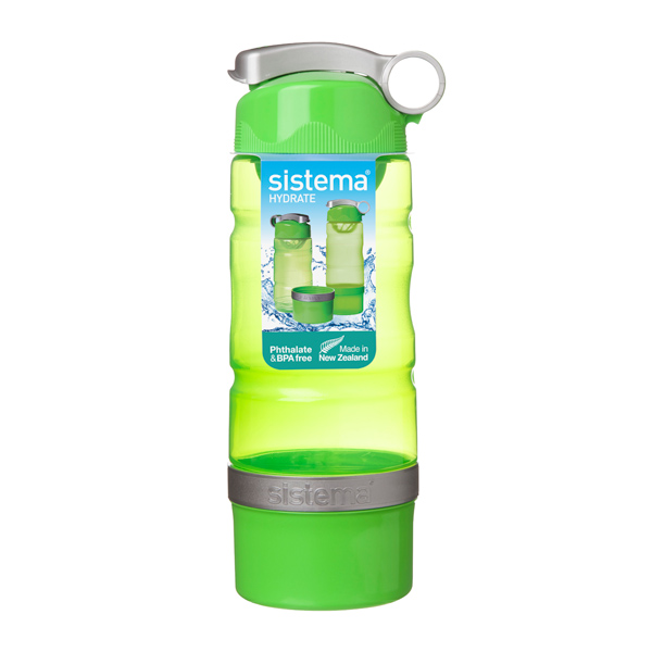 фото Бутылка для воды hydrate sport fusion, 615 мл green (535) sistema