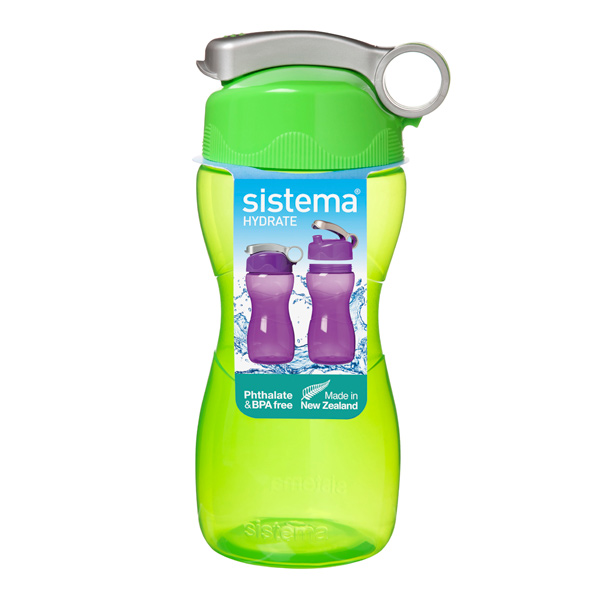 фото Бутылка для воды hydrate hourglass, 475 мл red (580) sistema