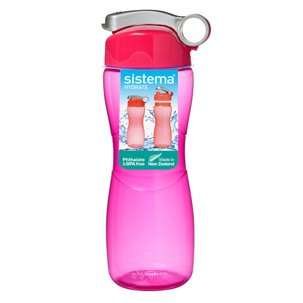 фото Бутылка для воды hydrate hourglass, 645 мл red (590) sistema